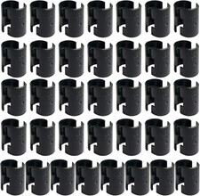 WAFJAMF 72 Pack Wire Shelving Shelf Lock Clips for 1" Post- Shelving Sleeves Rep
