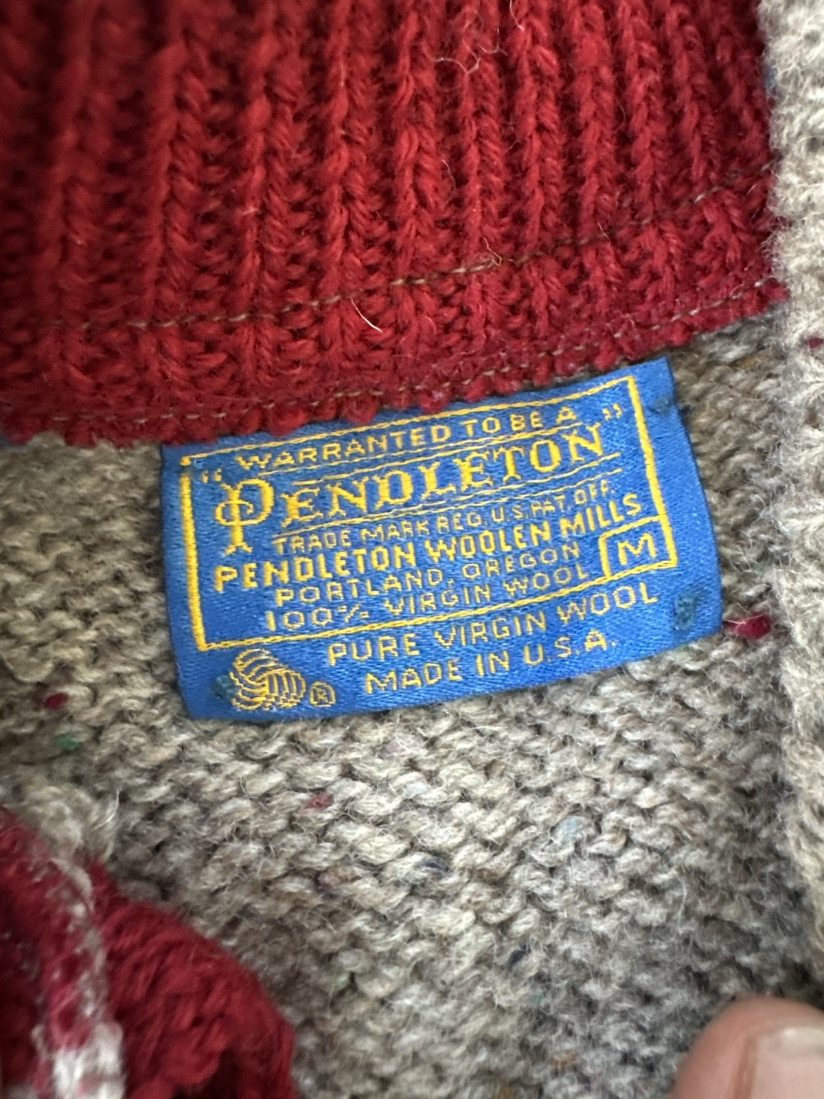 Vintage 1960s Pendleton 2-Button Multicolored Str… - image 5