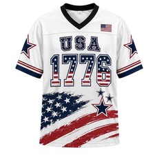 Custom USA Soccer Jersey Personalized Football Shirt Patriotic USA Fan Gift