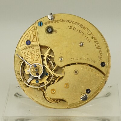 Rar! WALTHAM Movement Pocket watch Men's no repeater no fusee duplex chronometer