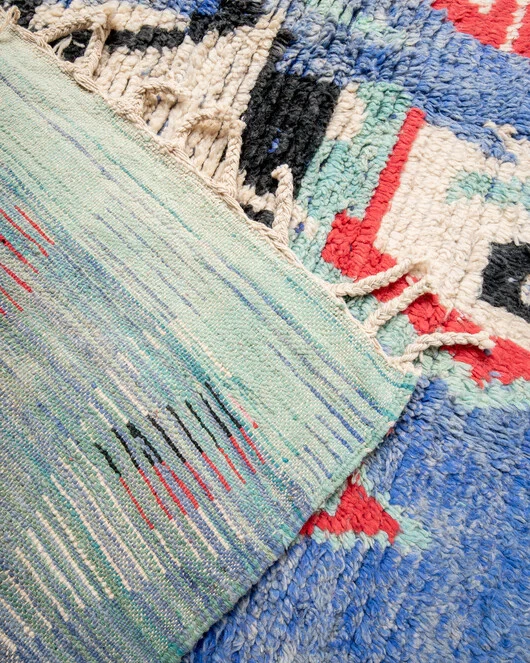 Vintage Berber moroccan Rug - Image 4 of 4