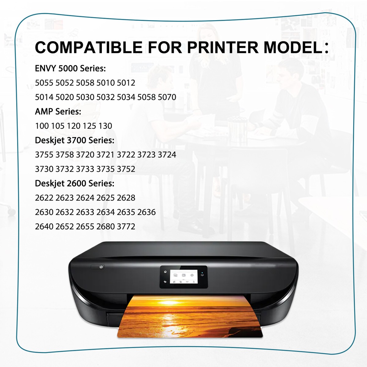 Inchiostro 65XL 65 XL Per HP 65XL Deskjet 2622 2652 3722 3755 - Foto 5