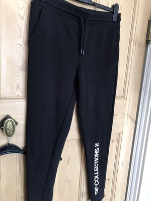 Asos Slim Leg Jogging Bottoms Medium Black DF Collections. 100% Cotton. VGC  | eBay UK