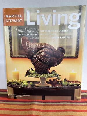 Martha Stewart Living Magazine~ November 2000 Autumn Issue 84