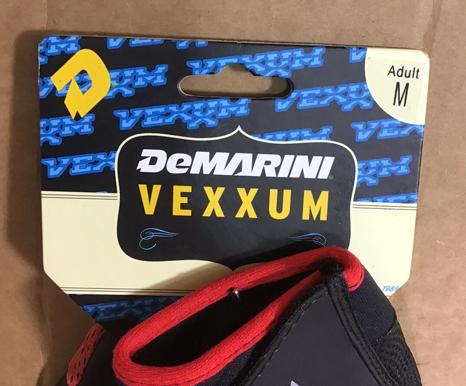 Guantes de Bateo Medianos DeMarini Vexxum Rojo y Negro Softbol Béisbol R23 Foto 4 de 4
