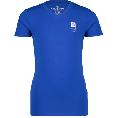 VINGINO Jungen T-Shirt B-BASIC-TEE-VNSS royal blue organic cotton Gr.128-176
