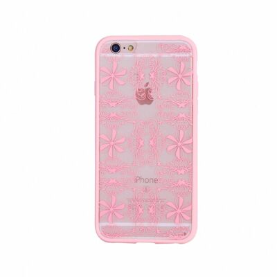 Apple iPhone 7 Plus Handy Hülle Mandala Case Schutzhülle Motiv Ornamente Rosa