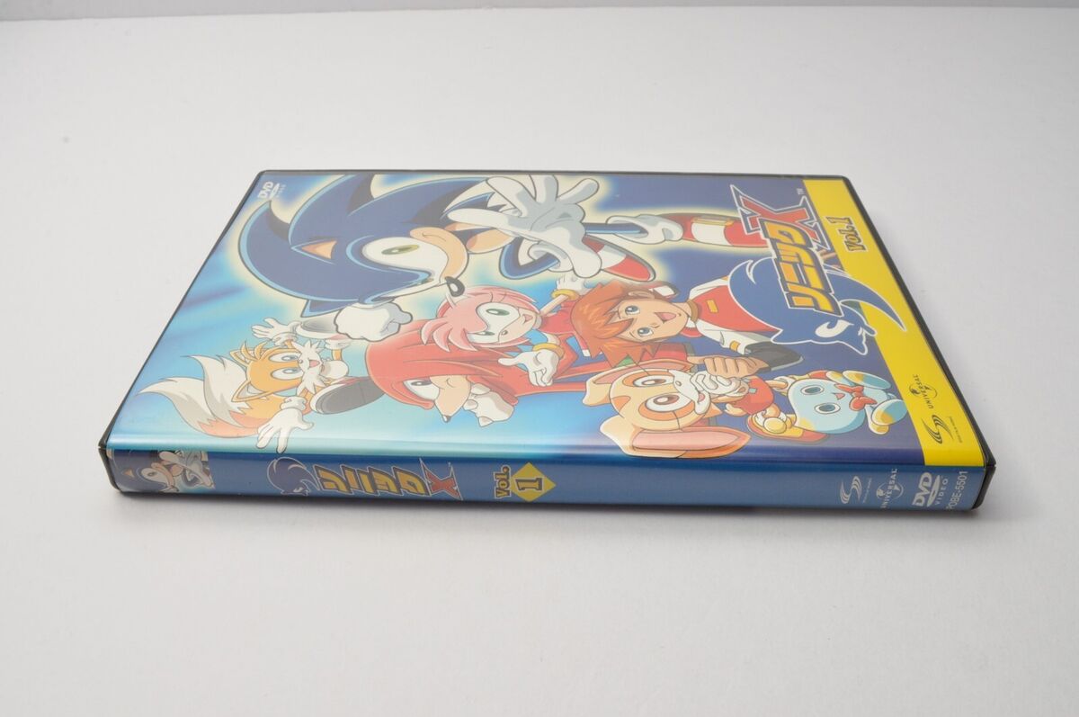 Sonic X DVD Vol. 1 normal version Sonic the Hedgehog SEGA 2003 Japanese