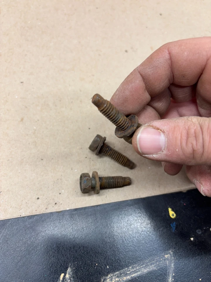 GM 1969 1970 1971 1972 CARROCERÍA A 3 PUERTAS BISAGRA MONTAJE PERNOS OE GTO LEMANS CHEVELLE GS Foto 3 de 4