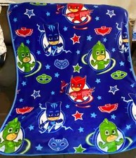 9S LN 40x50 PJ MÁSCARAS Personaje Azul Felpa Minky Niño Cama Manta