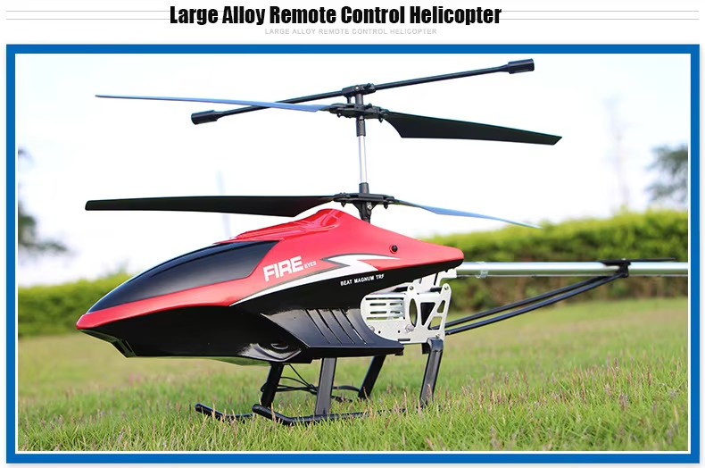 Elicottero RC 80cm con Telecomando Giocattolo Aereo Durevole 3.5CH Drone Bambino foto 4