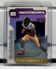2000 Fleer Metal Steel of the Draft Plaxico Burress #3SD Insert