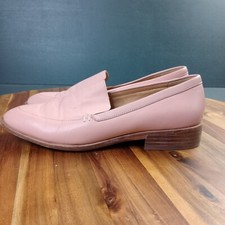 Madewell Francis Loafer Women's 6.5 Baby Pink Leather Skimmer Classic Slip On