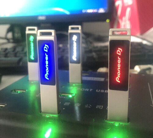 Metal Pioneer DJ 64GB USB Flash Drive Car Music LED Pendrive stick | eBay