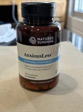 Natures Sunshine Anxiousless, Situational Stress Relief, 90 Capsules