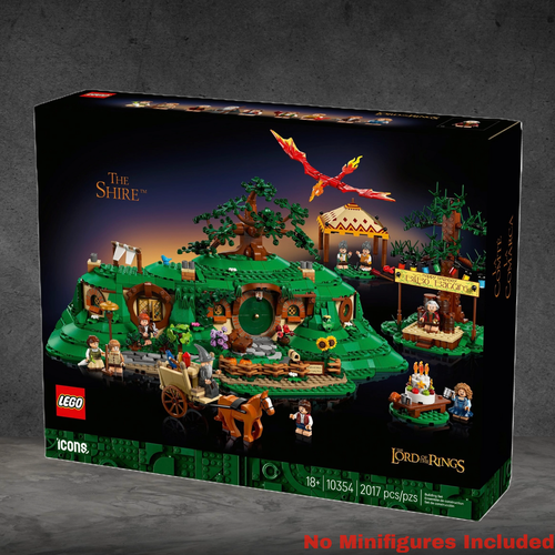 Lego 10354 The Shire-Rare Lord of The Rings Set-No Minifigures-Read Description!