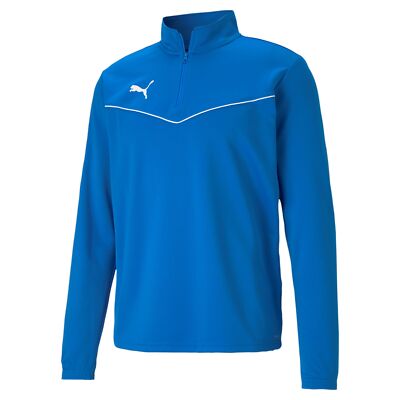 Puma TeamRise 1/4 Zip Top Herren Shirt Sweatshirt Trainingsshirt 657394(Blau 02)