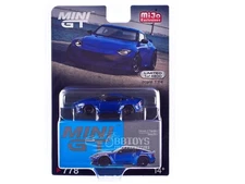 NISSAN Z "PANDEM" SEIRAN BLUE 1/64 DIECAST MODEL CAR BY MINI GT MGT00778
