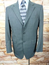 Men JOS A BANK blazer jacket sport 38 R Gray 154