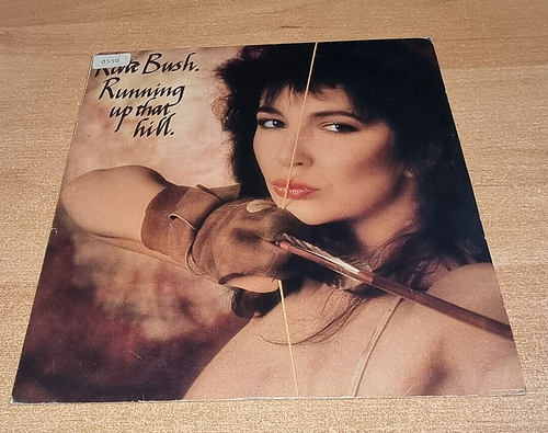 KATE BUSH Running up that hill 7" SPAIN PROMO SINGLE VINYL RARE WHITE LABELS OOP - Picture 3 of 3