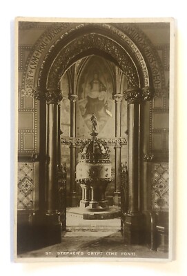 Postcard - St, Stephen's Crypt (The Font)