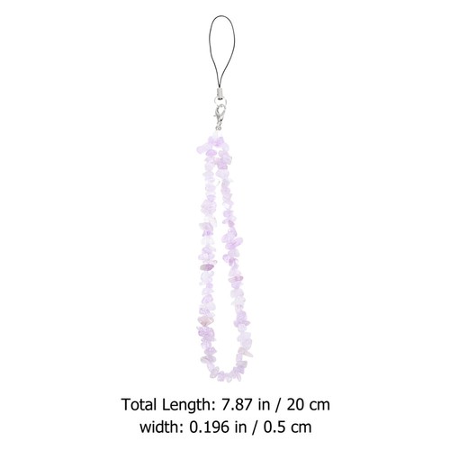 2 Pcs Crystal Lanyard Lanyards Cute Mobile Phone Charm Decoration - Zdjęcie 8 z 12