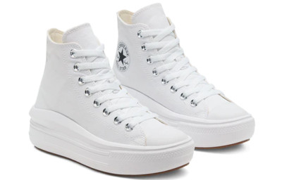 Women's Converse CTAS Move Hi, Style#568498C, Size 8 , Color White/Natural Ivory