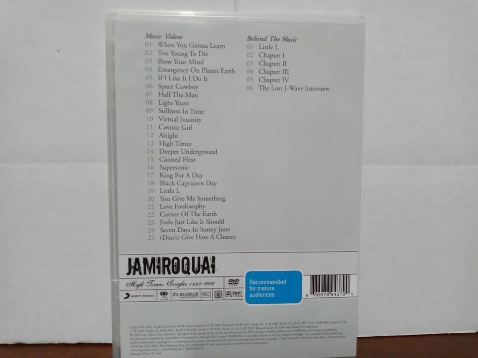 Jamiroquai High Times : Singles 1992-2006 DVD - Image 2 of 2