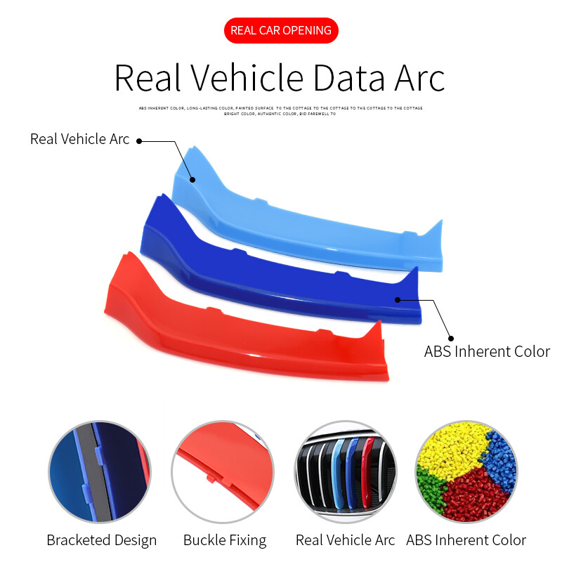 Front Grille Grill Cover Strips Clip Trim For BMW 4 Series F33 F32