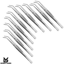 "10 Pcs Premium LONDON College/Cotton Dressing Pliers 6"   Dental Instruments"