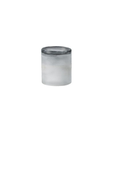 Blumenvase Glas Windlicht Kerzenglas Gefrostet Matt Glasvase Zylinder Dekovase-image