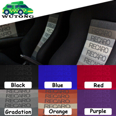 JDM RECARO Fabric for Seat Cover Door Panel Armrest Headliner Decoration Cloth