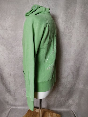 Fat Face Green Full Zip Hooded Sweatshirt UK Ladies 12 - Picture 7 of 10