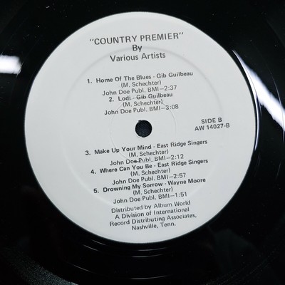 Country Premier By Various Artist (Vinyl Album, LP) 1978 | eBay
