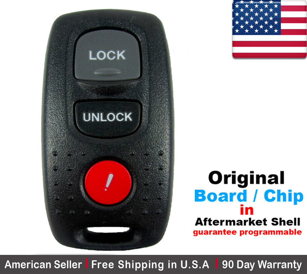 OEM-Style Keyless Entry Remote Key Fob For 2003-2006 Mazda 3 & 6 – KPU41846 With New Battery