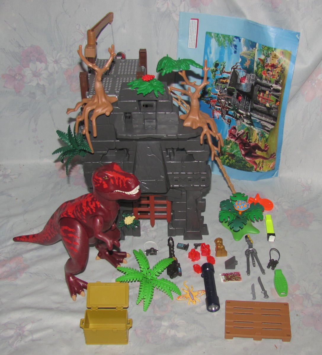 Playmobil Set 9429 Hidden Temple Incomplete Has Instructions, T