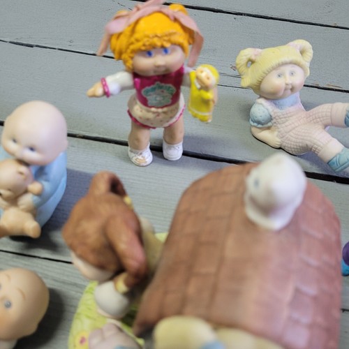 Cabbage Patch Dolls Collector 16 Piece Ceramic & Rubber Collection Vintage 1984 - Picture 7 of 18