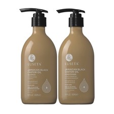 Luseta Jamaican Black Castor Oil Shampoo and Conditioner Set 2 x 16.9 oz.