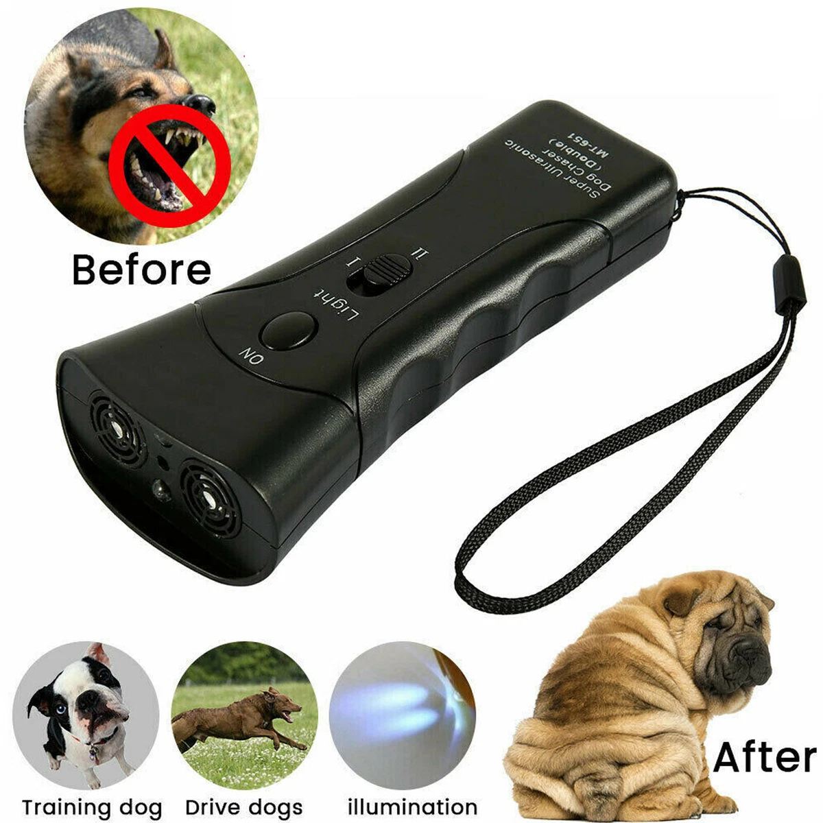 Pet gentle ultrasonic store remote trainer
