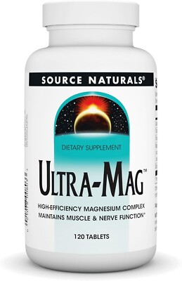 Source Naturals Ultra-Mag High-Efficiency Magnesium Complex 120 Tablets