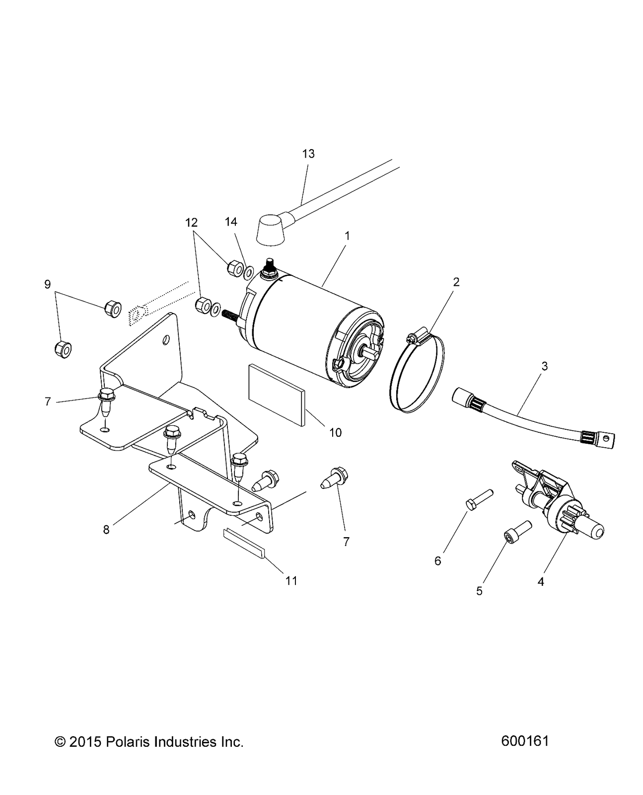 Polaris Starter Shaft, Genuine OEM Part 6230385, Qty 1 eBay