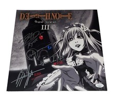Brad Swaile Brian Drummond +2 Vinilo Death Note Mondo Firmado Vol. 3 Auto JSA Certificado de Autenticidad