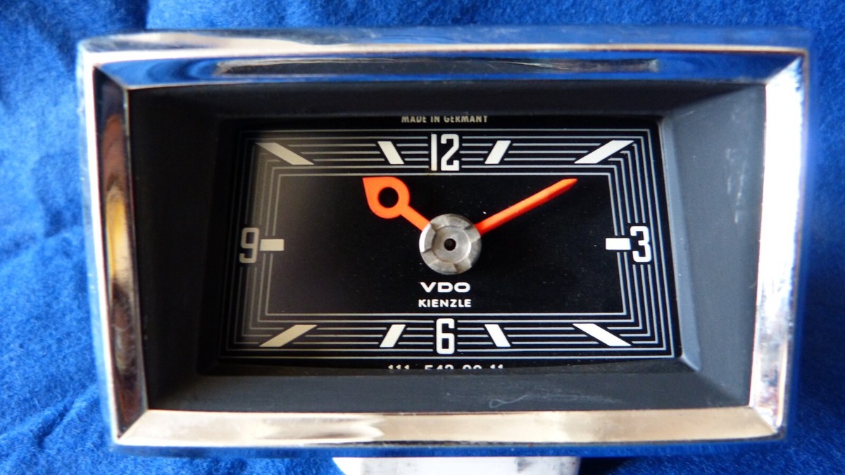 Montre De Tableau De Bord Kienzle Pour Voiture Classique - Occasion, Testée Et Fonctionnelle