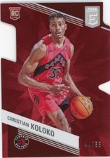 2022-23 Donruss Elite Christian Koloko Aspirations Die-Cut RC Rookie #44/65