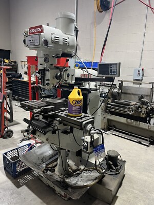 NEW 3-HP Digital VARIABLE SPEED MANUAL MILL w/ 50'' x 9'' Table - BRIDGEPORT Style