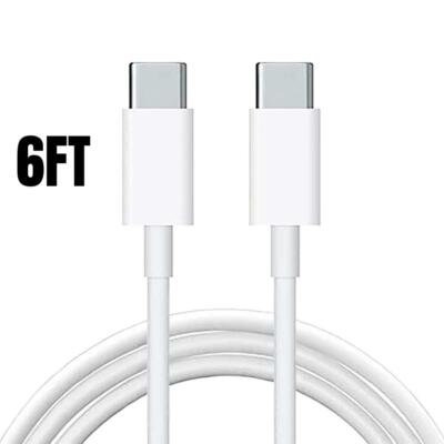 5X PD 60W Type-C to Type C Cord Fast Charger Cable For iPhone 15 16 Samsung Lot