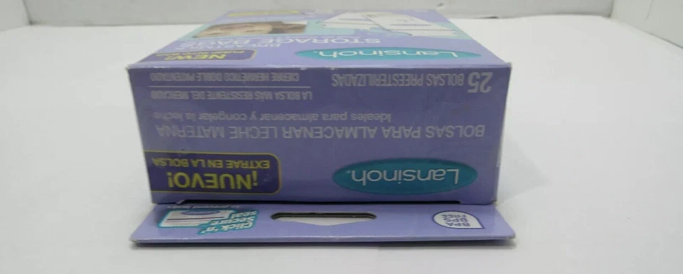 Lansinoh BPA Free Breastmilk Pre-Sterilized Storage Freeze Bags 25 Pack - Изображение 3 из 4