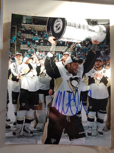 Photo dédicacée signée Matt Cullen Penguins de Pittsburgh 8x10 - Photo 1 sur 1