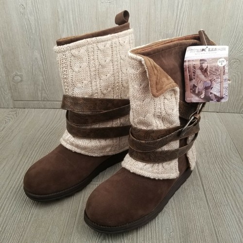 Muk Luks Women's Nikki Boot Oatmeal 8