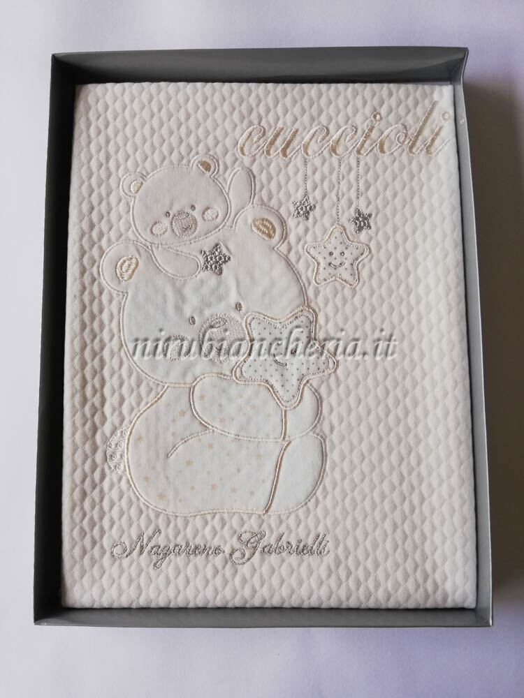 Coperta per neonati con fiori di campo personalizzata, coperta con nome